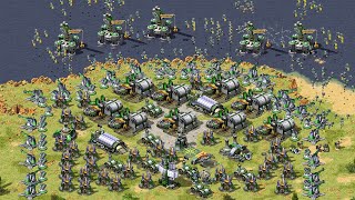 Red Alert 2 Yuri's Revenge Defence Very Good By Many Cannon On Islands