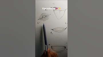 Lips tutorial ✨ #shorts #howtodraw #art #tutorial