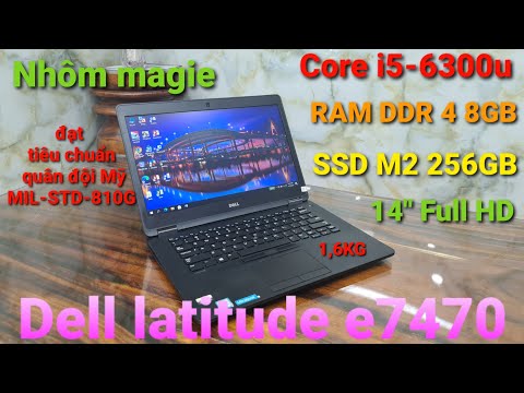 Dell latitude e7470 / core i5 6300u/ 8gb/ ssd 256gb/ 14 inch full hd