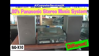 REVIEW - 80&#39;s Panasonic SG-X10 Stereo Music System