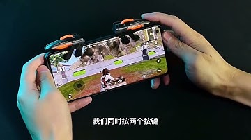 MEMO 6 Finger Mobile Phone ABS Game Trigger AK06 for PUBG Aim