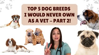 Top 5 Dog Breeds I Would Not Own As A Vet - Part 2