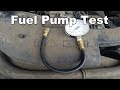 How to Check Fuel Pressure (How to Tell If The Fuel Pump is Bad)