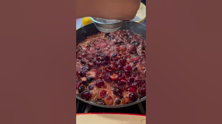 Homemade Cherry Jam 🍒