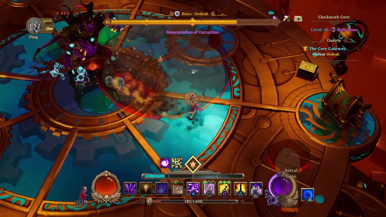 Torchlight III Ridiculous, Dusk Mage Final story Boss