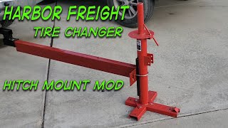 The 89G  Harbor Freight Tire Changer Hitch Mount Mod