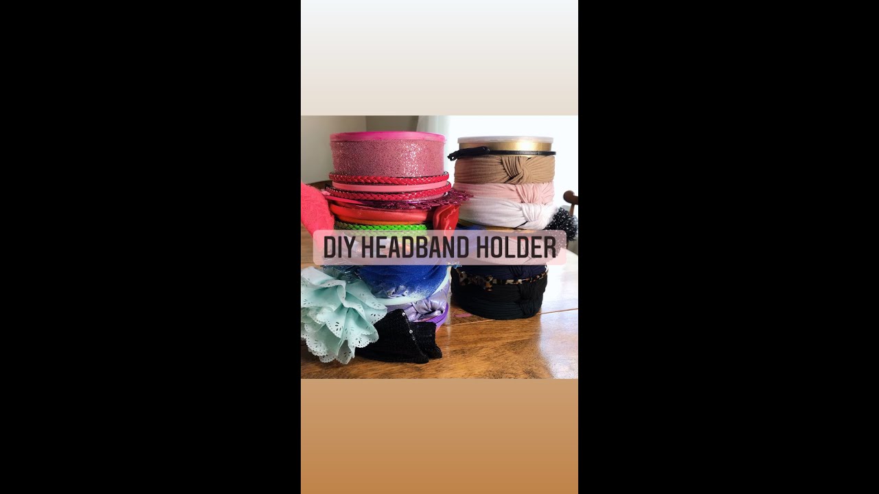 Inexpensive & Fun Do It Yourself Headband Holder