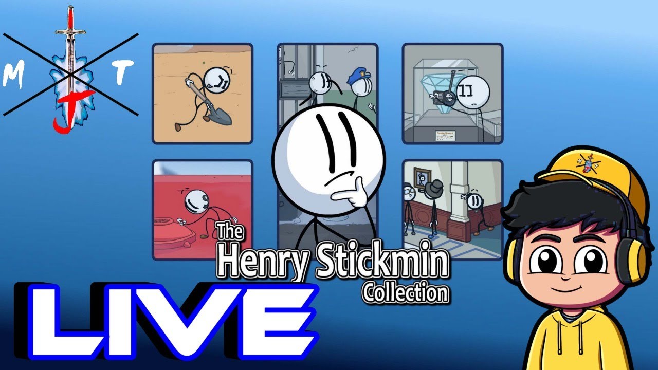 🍩 LIVE The Henry Stickmin Collection Getting All Endings w/ MinetheJ