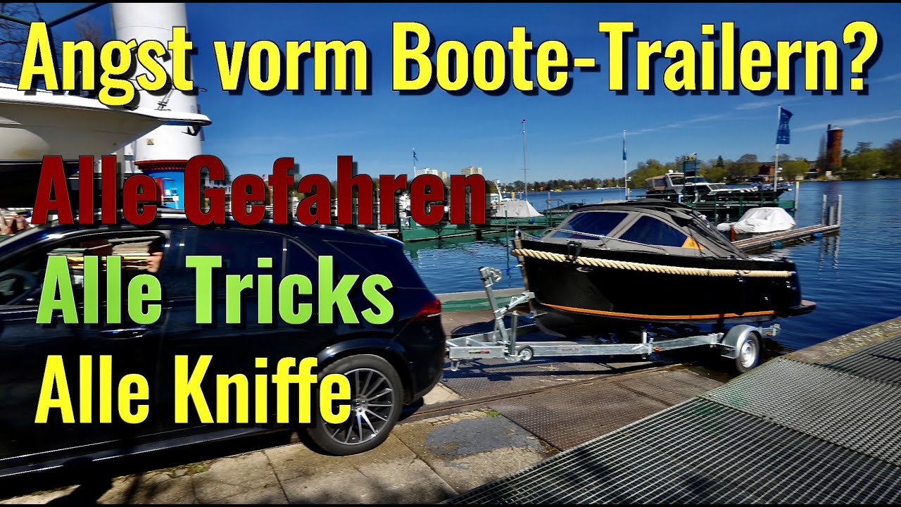 Boot Trailern und Slippen. Ohne schlimme Unfälle! Tipps vom Boots-Profi.