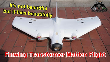 Finwing Transformer Long Range FPV Flying Wing Maiden Flight Testing