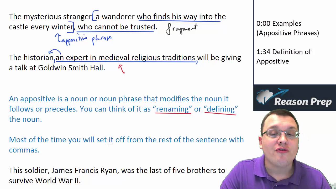 19 appositive phrases new sat writing youtube