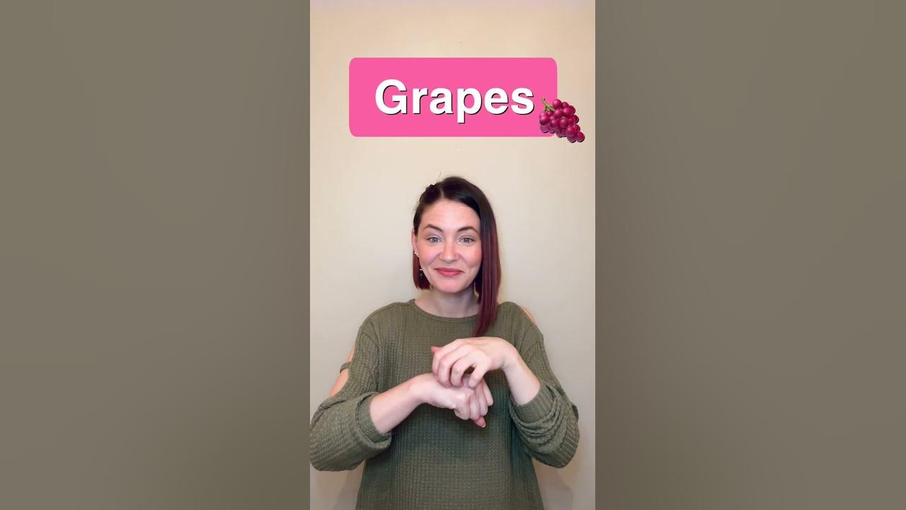 Fruit Signs in American Sign Language - Part 1 #shorts Fruit Signs in American Sign Language - Part 1 #shorts