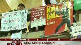 "Until We Throw This Bill Out, We Can't Come Back:" WI State Senator Chris Larson Stays in Illinois