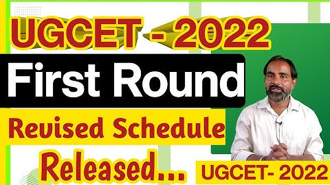 REVISED UGCET first round option entry 2022|Karnataka CET Updates of UGCET frist round 2022|KEA2022