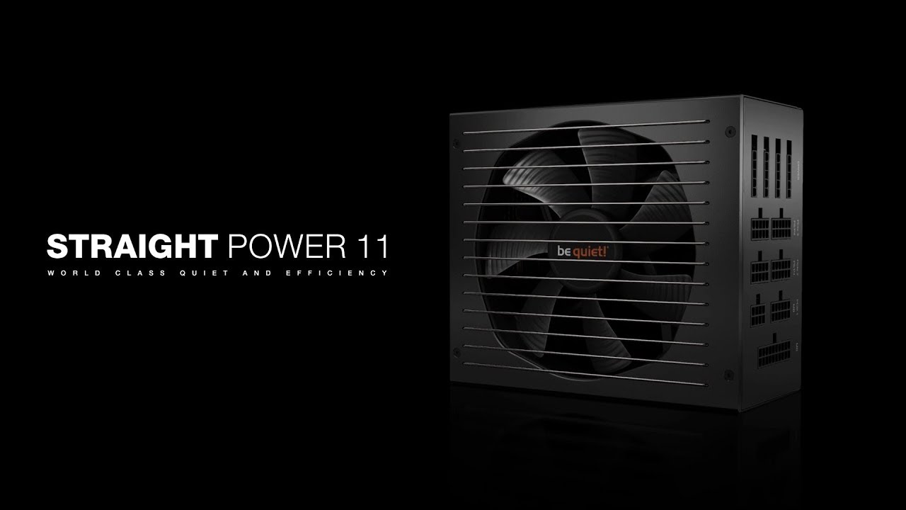 Alimentation modulaire be quiet! STRAIGHT POWER 11 850W Gold BN284