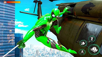 Spider Frog Rope Hero Robot Gangster Crime City Rescue Mission - Android GamePlay