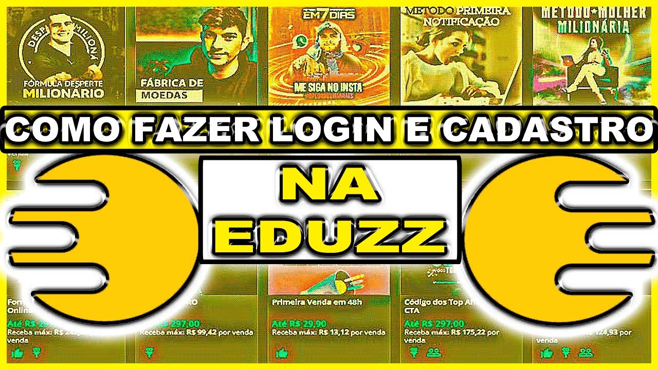 Eduzz Login e Cadastro Como Entrar na Plataforma 2022 [Atual] - YouTube