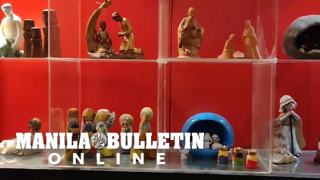 100 Belen or Nativity scene figures exhibited at the Manila Cathedral ...