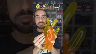 Food ASMR Eating a gummy Hand ??asmr food shorts