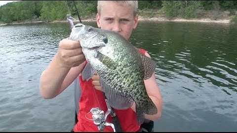Post Spawn Crappie fishing technique for lakes.