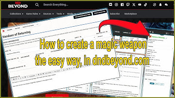 How to create a magic weapon on dndbeyond.com, the easy way #dnd #gaming #dungeonsanddragons