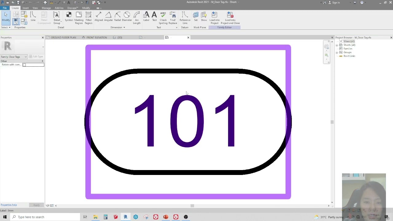 Revit Basics Lesson 06c Tagging YouTube
