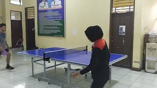 Giat latihan tenis meja untuk sehat dan bugar Tolitoli di PTM Peternakan Tolitoli