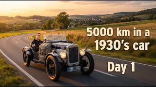 Germany to Spain in a 1930's car - Day 1