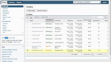 DFP Tutorial Part #3, How to edit or make changes to an order or creative