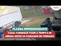 #TBT: Casal consegue fugir a tempo e se abriga antes da passagem de tornado | Melhor da Tarde