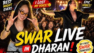 😱 I LOST MY VOICE at SWAR LIVE in DHARAN! 🎤🔥