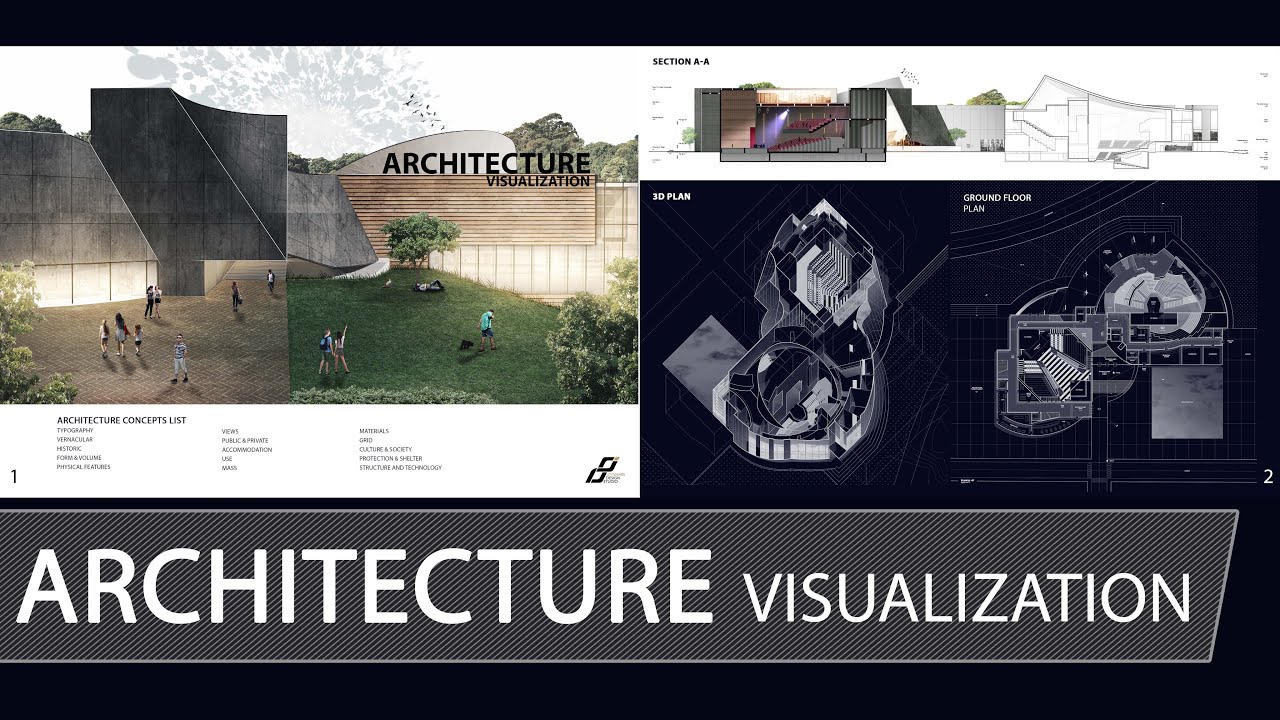 Architectural Visualization by Photoshop - YouTube