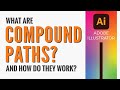What are Compound Paths in Adobe Illustrator?