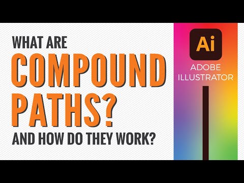 What are Compound Paths in Adobe Illustrator?