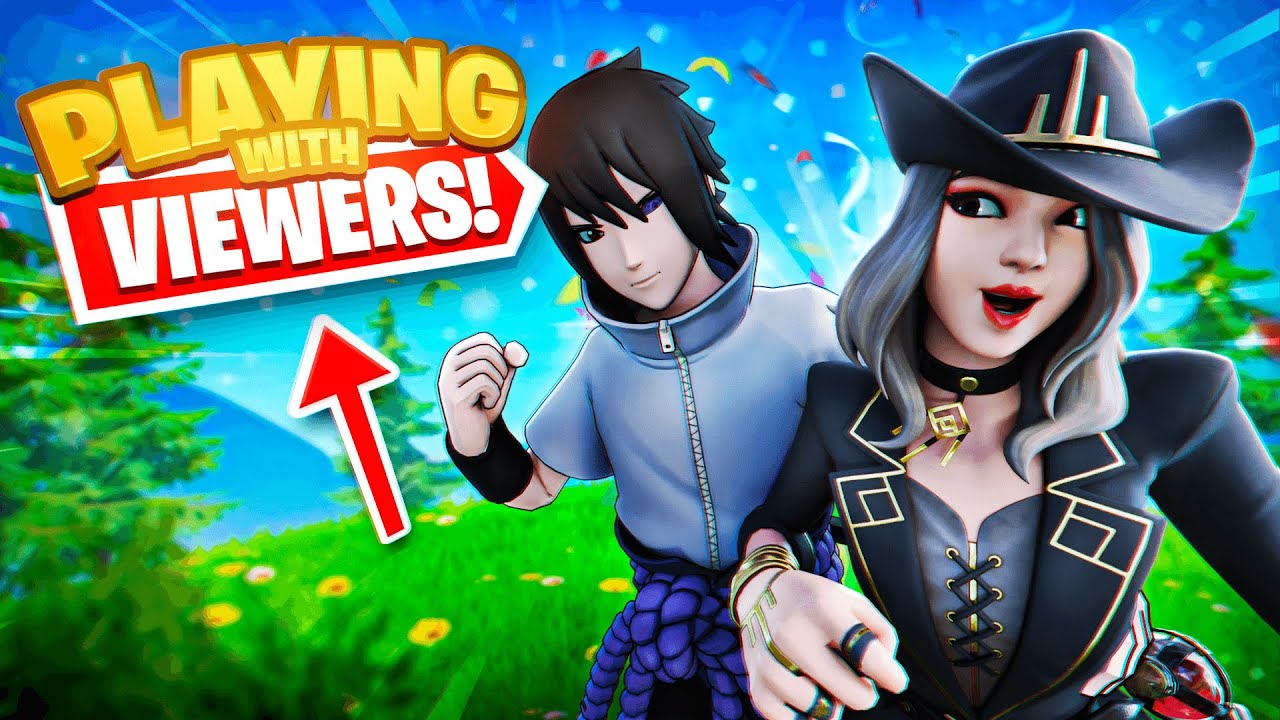 *LIVE* - Playing Fortnite BR WITH VIEWERS! Come Join Up And Play! Code ...