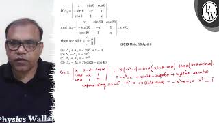 \[ \begin{array}{l} \text { If } \Delta_{1}=\left|\begin{array}{ccc...