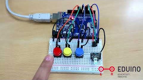 [에듀이노] 아두이노 RGB LED 동작영상