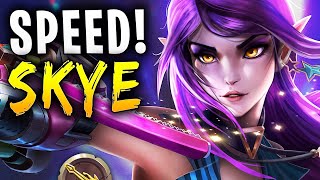 MAX SPEED SKYE ABSOLUTELY GLIDES! - Paladins Gameplay Build