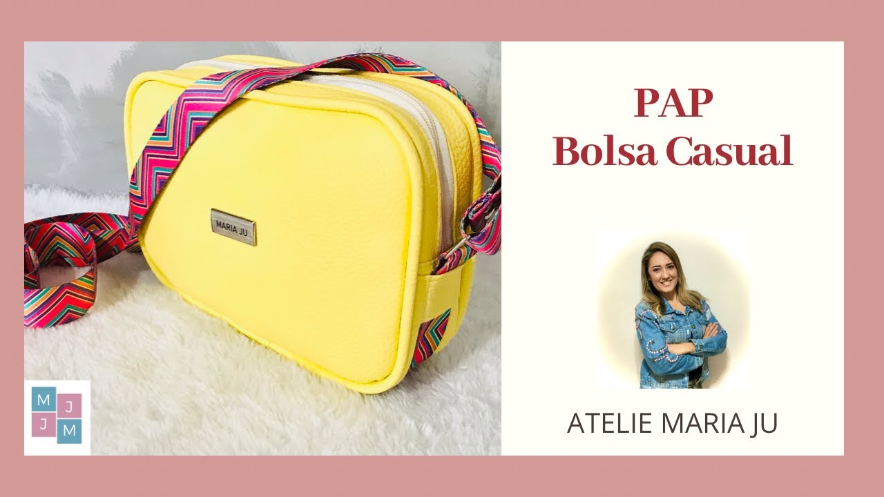 Aula Bolsa Casual - Fácil de fazer e linda!!!