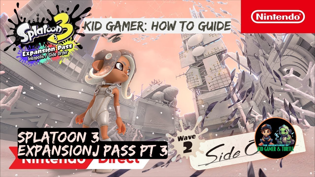Splatoon 3 Expansion Pass Part 2 - Exploring Inkopolis with Kid Gamer! 🎨🦑