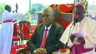 Hivi Ndivyo Rais John Magufuli Alivyo Kula Kiapo Kutumikia  Wananchi Wa Tanzania Dodoma
