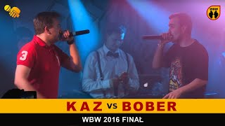 Bober 🆚 Kaz 🎤 WBW 2016 Finał (freestyle rap battle) Finał