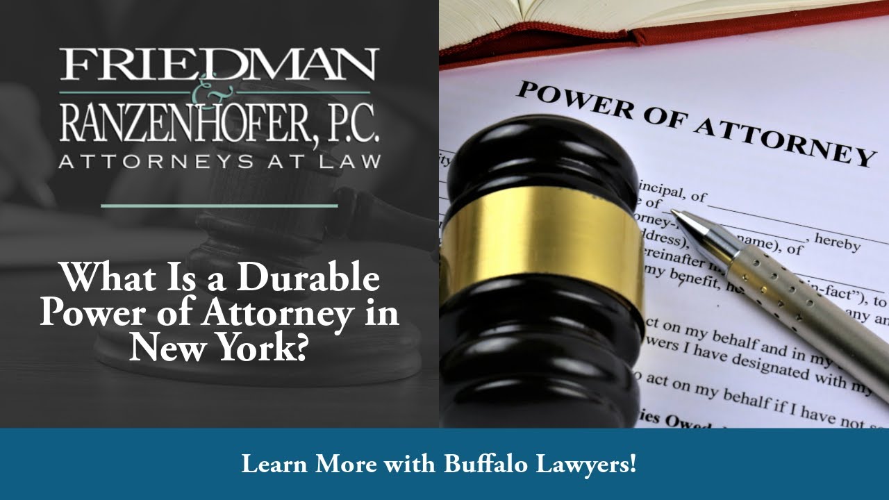 New York Durable Power Of Attorney