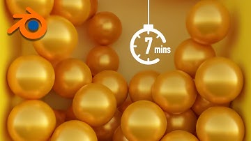 Create your first satisfying balls animation in less than 7 minutes (Blender beginner Tutorial)