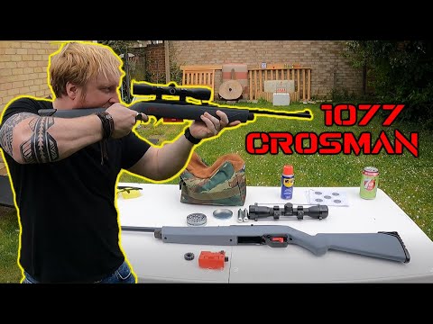 Video: Air rifle Crosman 1077: features, review, reviews