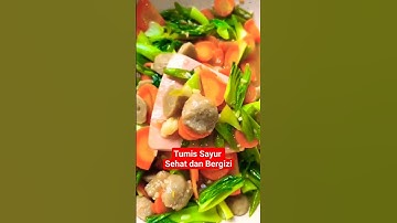 Thumbnail of Tumis sayur campur campur sehat dan bergizi#shorts