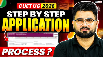 CUET UG 2026 Application Form | Step-by-Step Process? | CUET Registration Form Filling Process📑