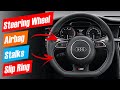 How to Remove Steering Wheel, Airbag, Slip Ring, Indicator Wiper Stalk AUDI A4 A5 A6 A7 Q5 2012-2016