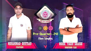 #carrom | Mohd. Ghufran (Mumbai) vs Mohd. Yasin Shaikh (Mumbai-Sub) - 3rd Round : 208
