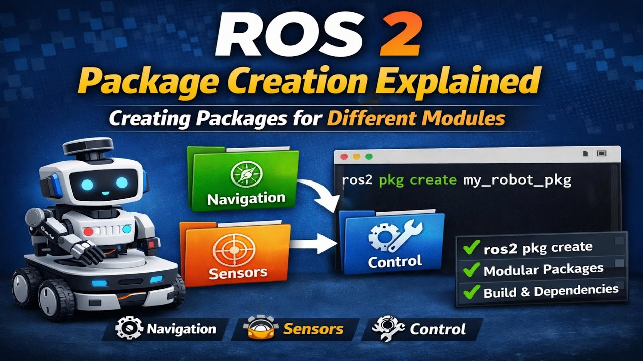 ROS 2 Package Creation Explained | Creating Packages for Different ...